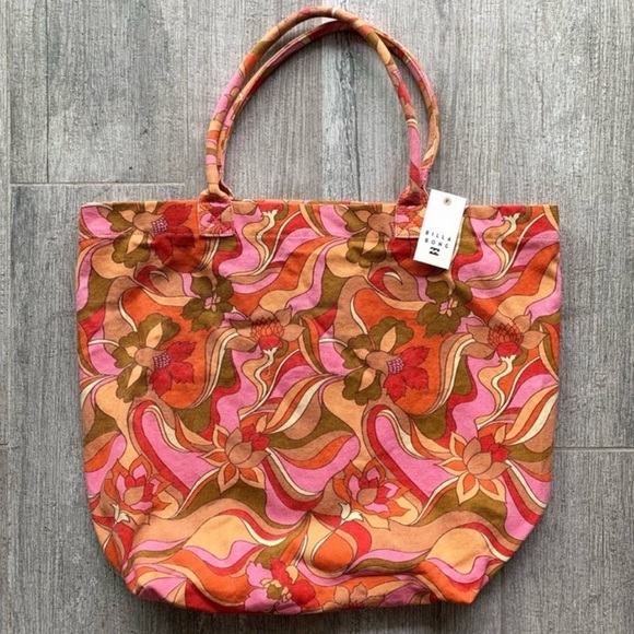 ๐ฅ๐ฅBILLABONG - ALONG THE WAY CANVAS TOTE BAG๐ฅ๐ฅ - Picture 6 of 9